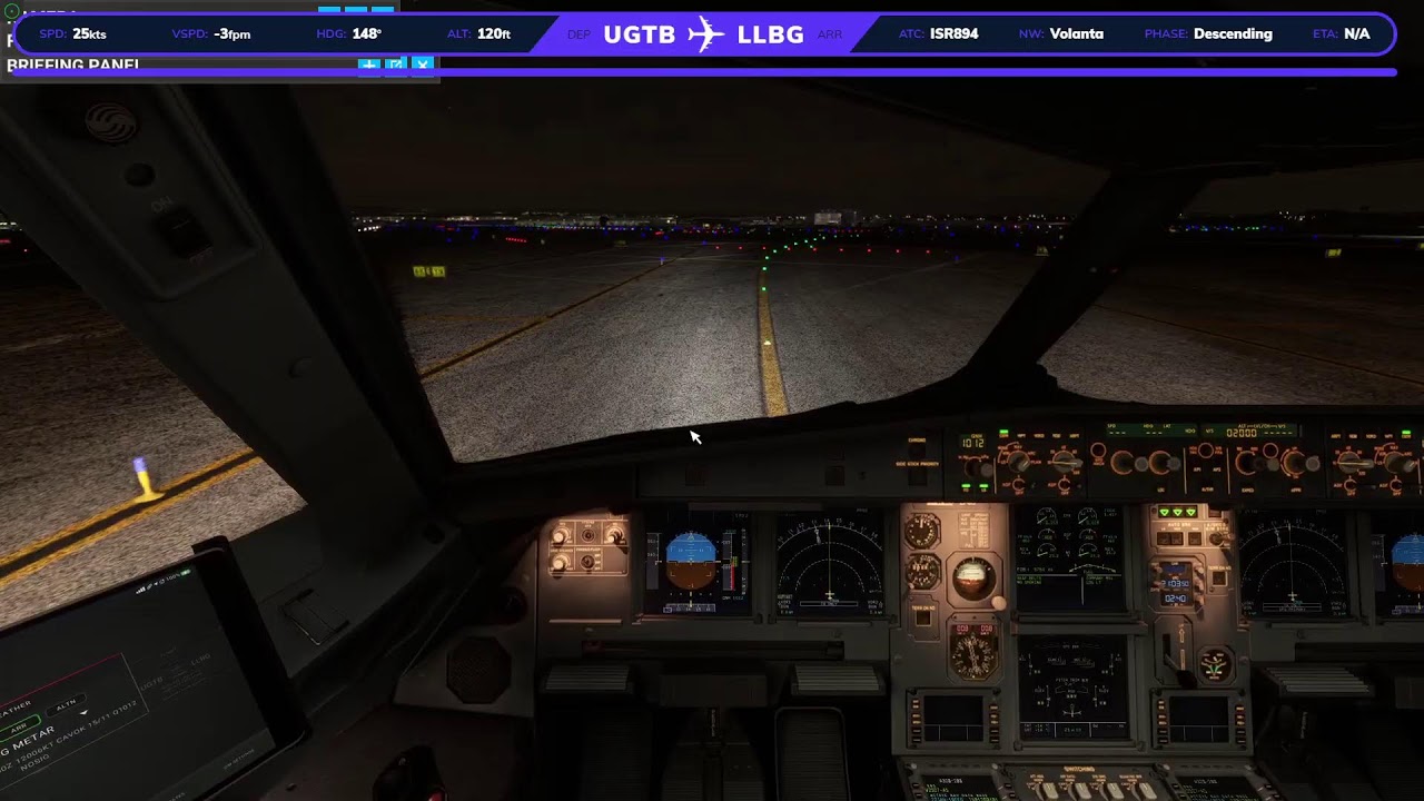 MSFS2020 LIVE 🔴 | Tbilisi - Tel Aviv|Fenix Airbus 320 | Vatsim |Israir Airlines