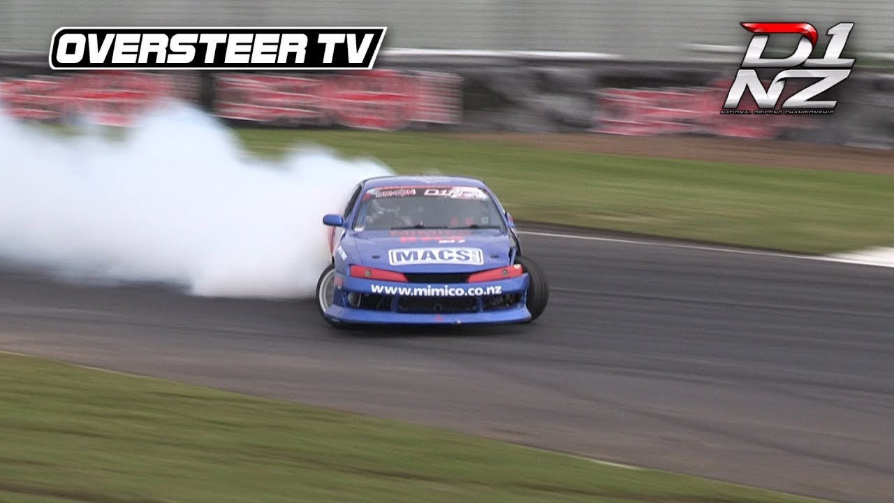 Dave Steedman Nissan S14 Silvia RB30DET - D1NZ Drifting R5 Pukekohe 2017