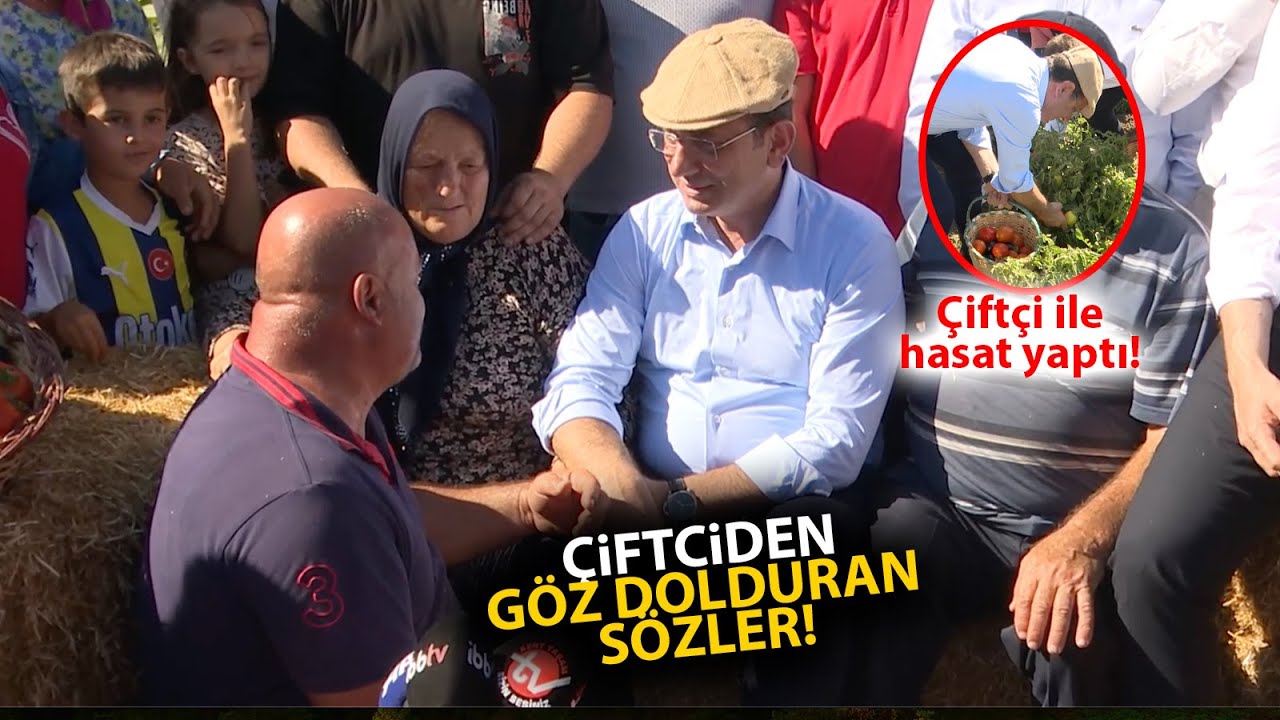 Çatalcalı çiftçinin Ekrem İmamoğlu'na sözleri duyanları fena duygulandırdı!