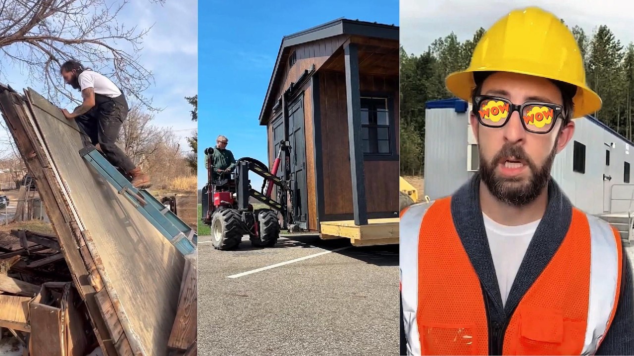 Working with workers at a new level | Humor and unexpected situations 👀😲!