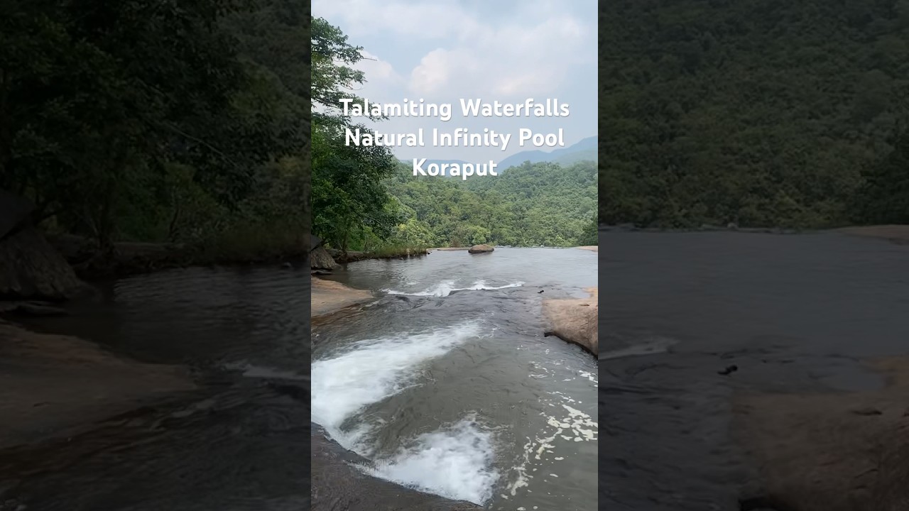 Koraput Talamiting Waterfalls | Natural Infinity Pool #koraput #waterfalls #youtubeshorts  #trending