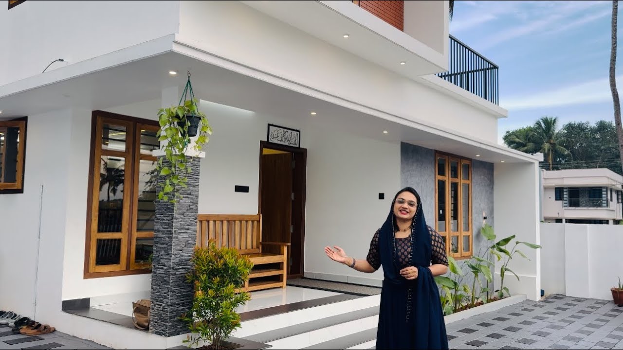 45 lakhs (total cost including furniture)/6.5 cent/ സാധാരണക്കാരന്റെ സ്വപ്നം പോലെ ഒരു വീട്/home tour 