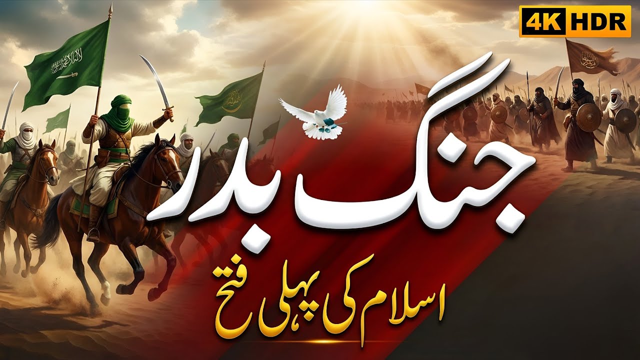 Ramzan ki jung] Jung e badr full islamic story, 313 vs 1000 [ Ai video] جنگ بدر