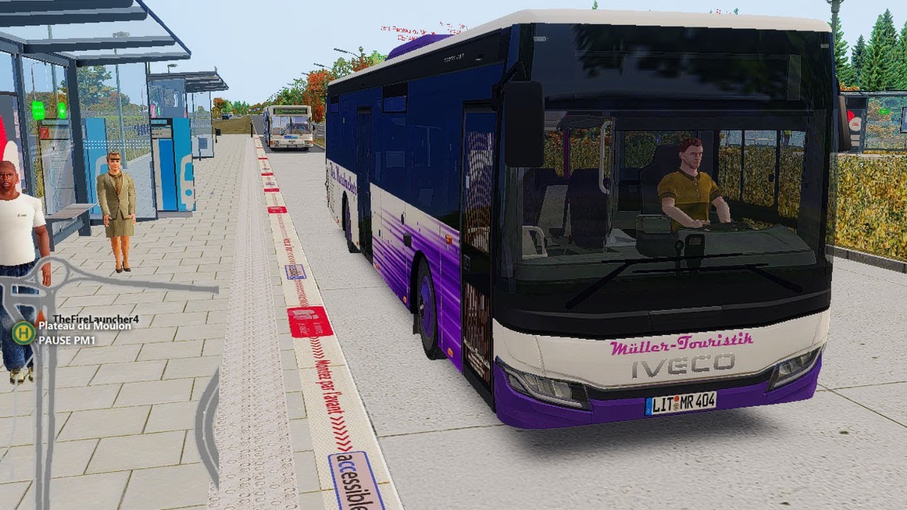 OMSI 2 new Iveco Crossway FL - Express 91.06 map Massy Gare to Plateau de Moulon