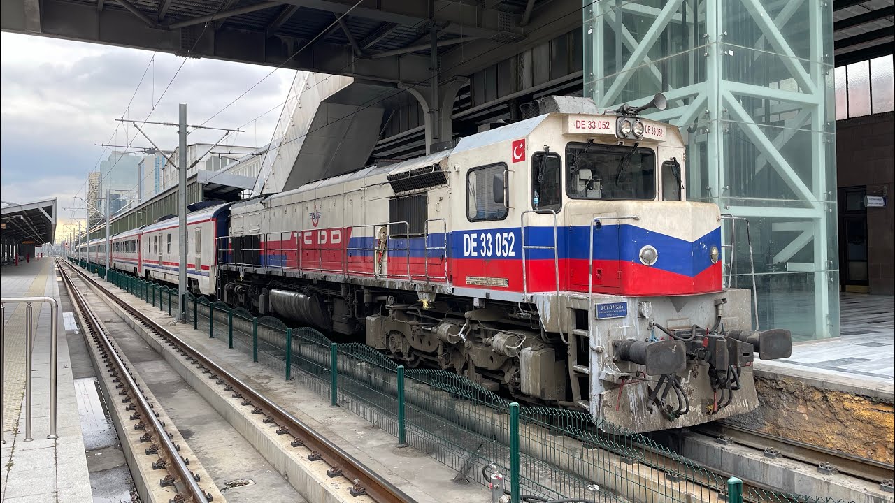 TCDD - Turkish Railways at Ankara Main Station & Kayas - 30/4/23