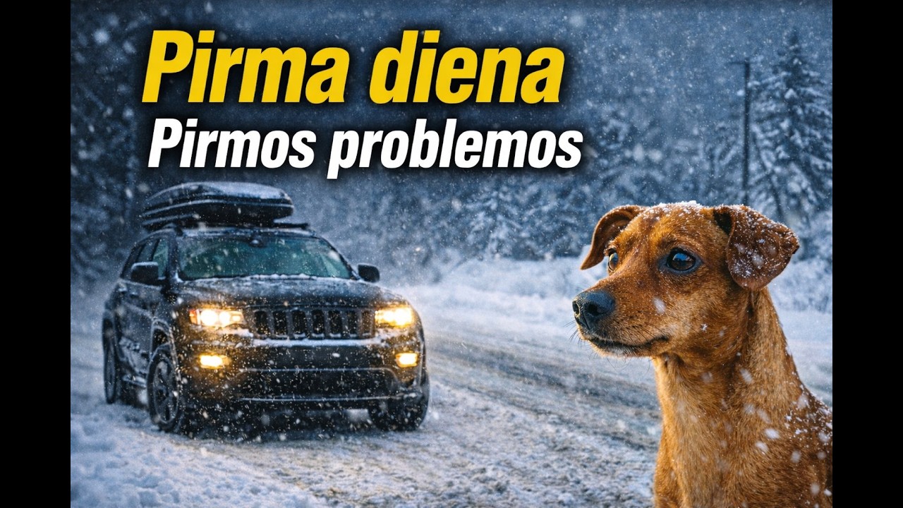 Pirma diena kelionėje ir pirmi trugdžiai