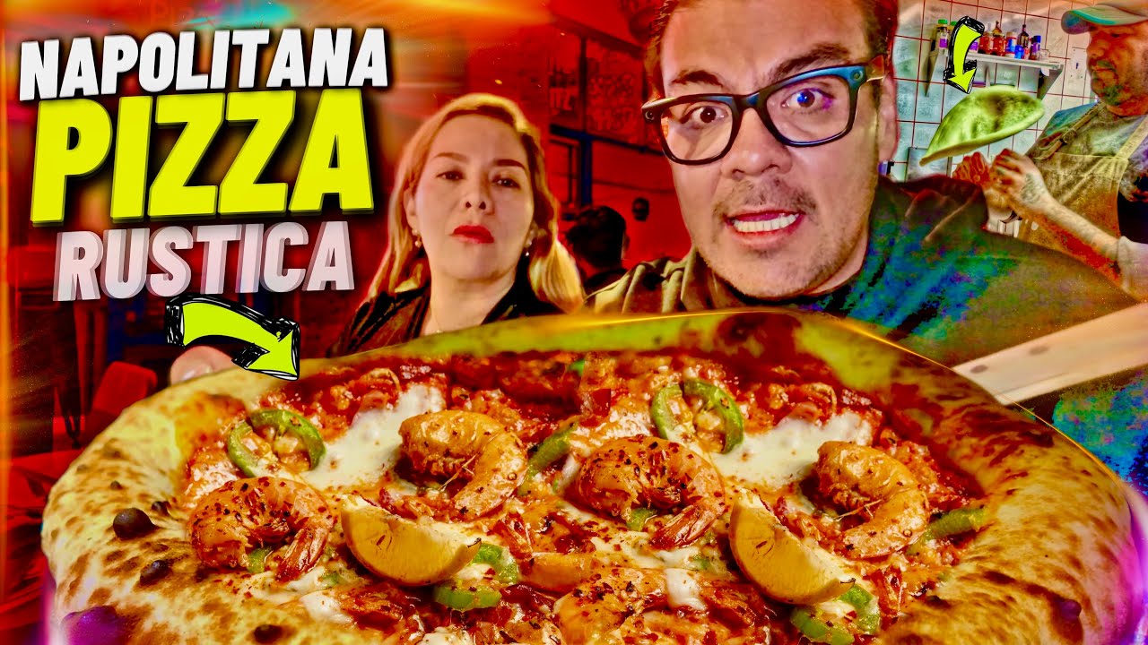 Así es la PIZZA más FAMOSA del mundo.. RÚSTICA NAPOLITANA una DELICIA 😋 