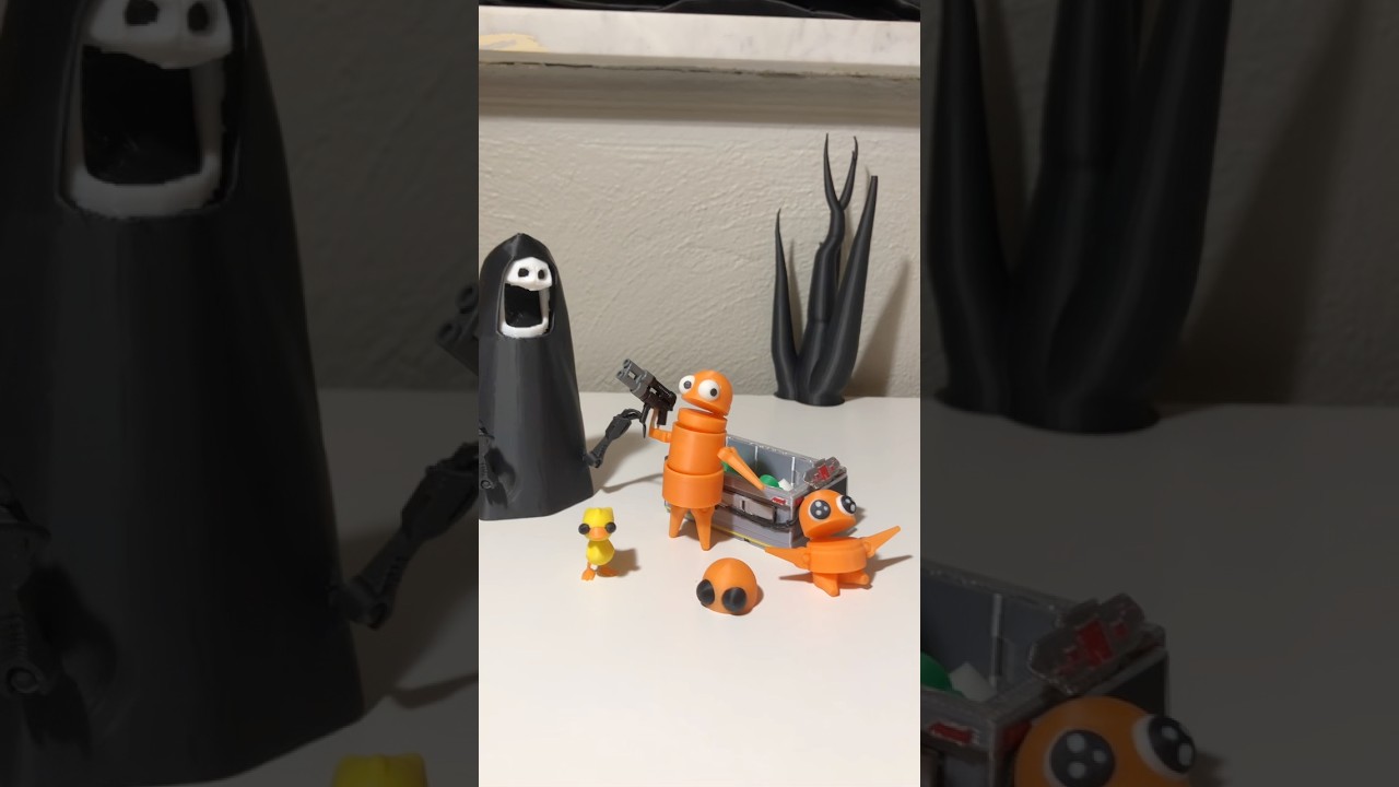 ЛУЧШИЙ 3D-печатный полубот R.E.P.O! Создано @Loft_Studios #repo #3dprinting #shorts