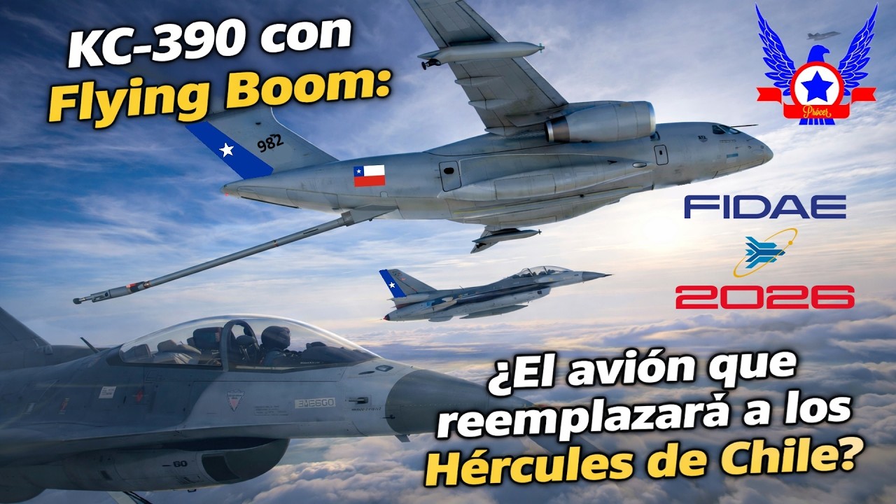 KC-390: ¿EL AVIÓN QUE REEMPLAZARÁ A LOS HÉRCULES Y TANQUEROS DE CHILE?