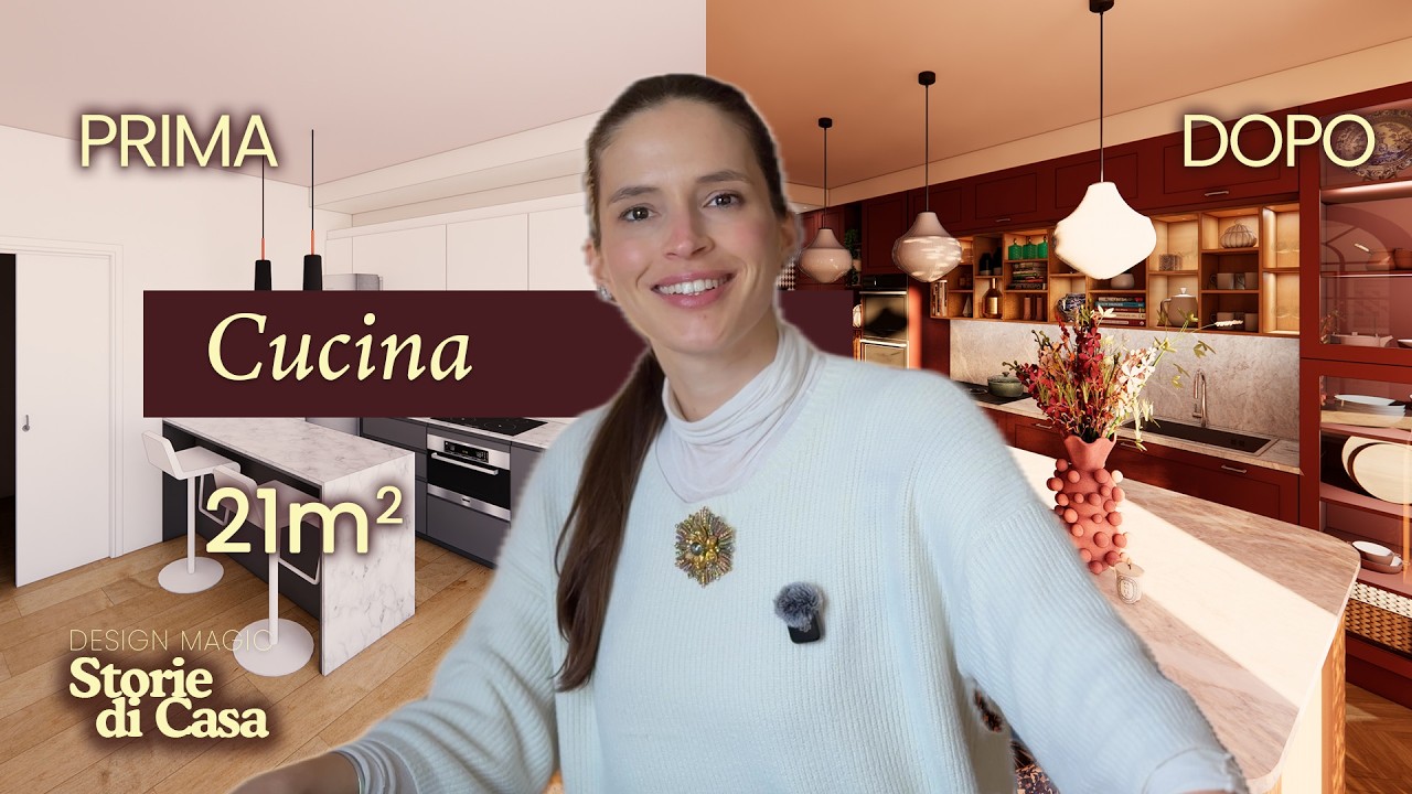 PENTHOUSE ROMA | Trasformazione Completa di una Cucina di 21mq | Storie Di Casa