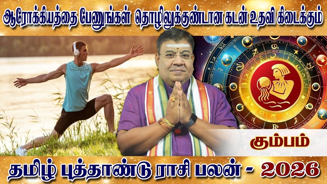 பராபவ வருடம் | கும்பம் தமிழ் புத்தாண்டு பராபவ வருட ராசி பலன்கள் 2026 | Tamil Puthandu Rasipalan 2026