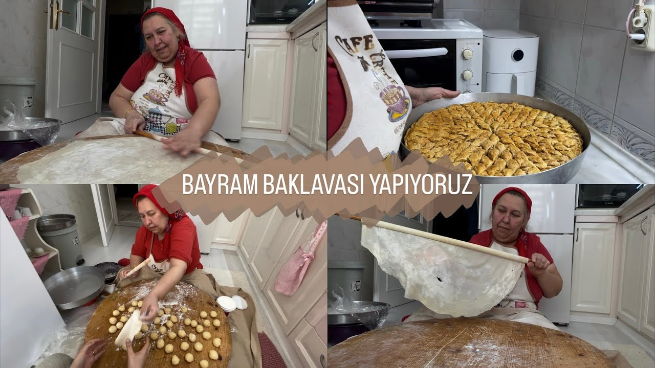 Başka bir yerde bulamayacağınız mis gibi Bayram Baklavası yapıyoruz🙋‍♀️💕😊🥰