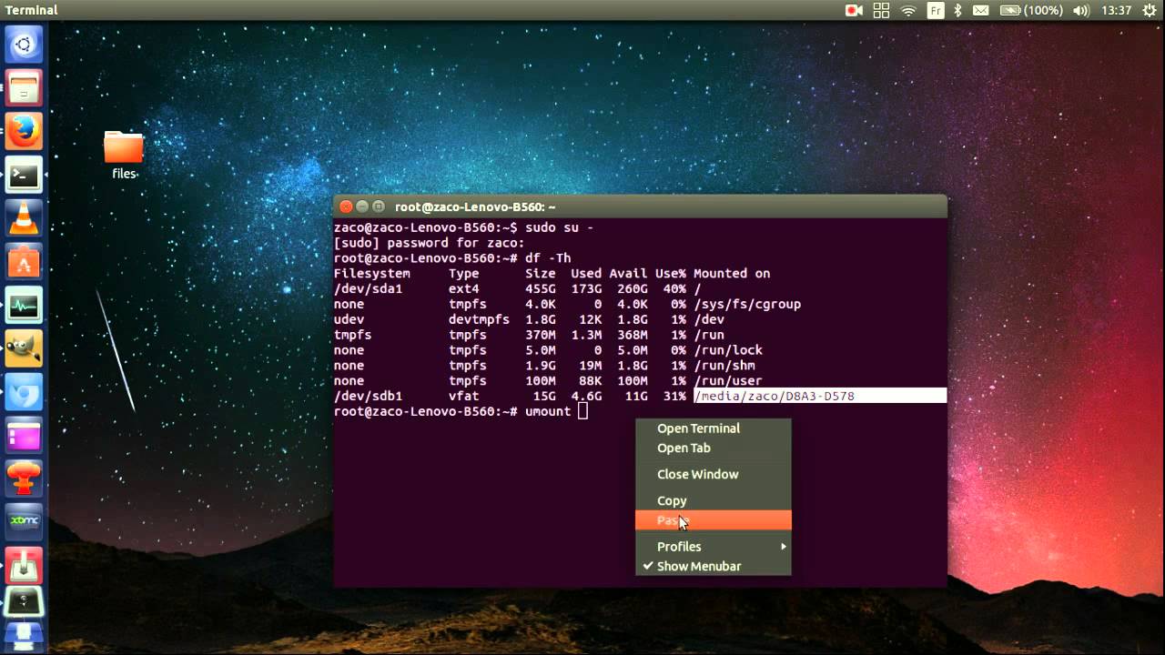 How to fix read only USB flash drive in Ubuntu