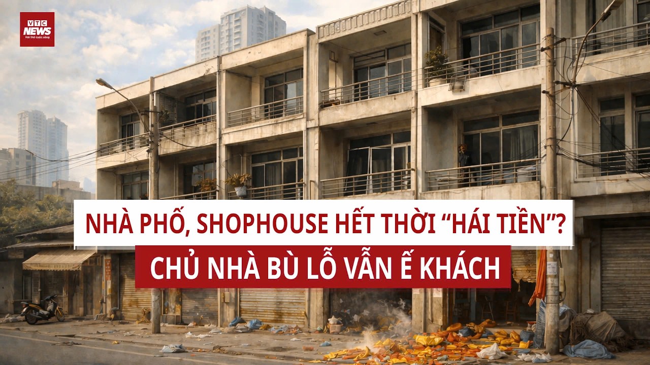 Nhà phố, shophouse lao dốc lợi nhuận: “gà đẻ trứng vàng” thành gánh nặng tiền tỷ | VTC News