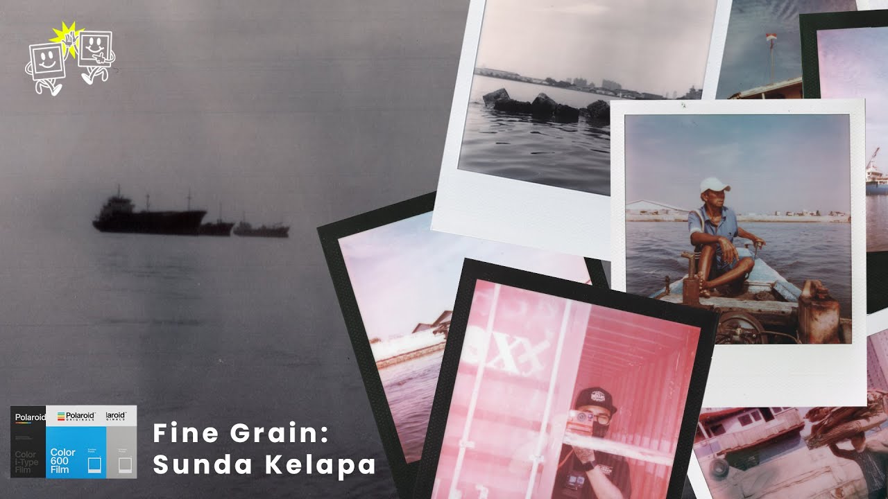 POV Polaroid, Fine Grain in Sunda Kelapa, Jakarta, Indonesia.