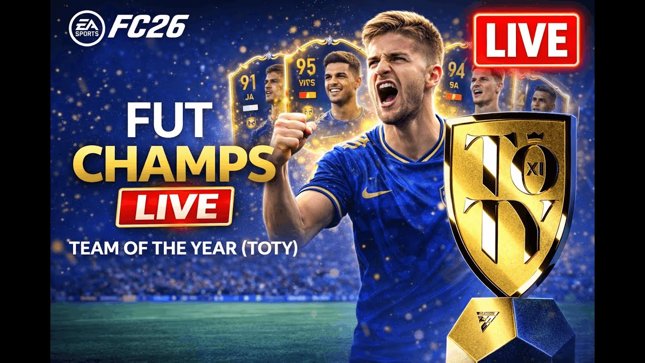 EA FC 26 Ultimate Team LIVE | FUT Champs Grind ft. TOTY ⚽💪