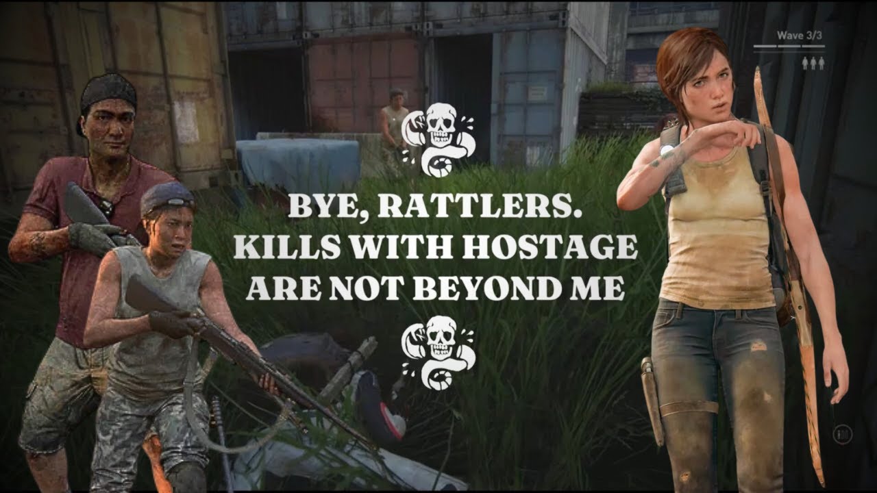 Bye, Rattlers. Kills with hostage are not beyond me. | No Return, The Last of Us Part II R. [PS5]