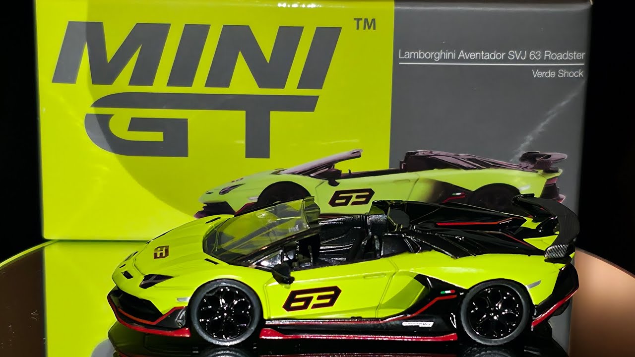 Mini GT Lamborghini Aventador SVJ 63 Roadster is a must have!
