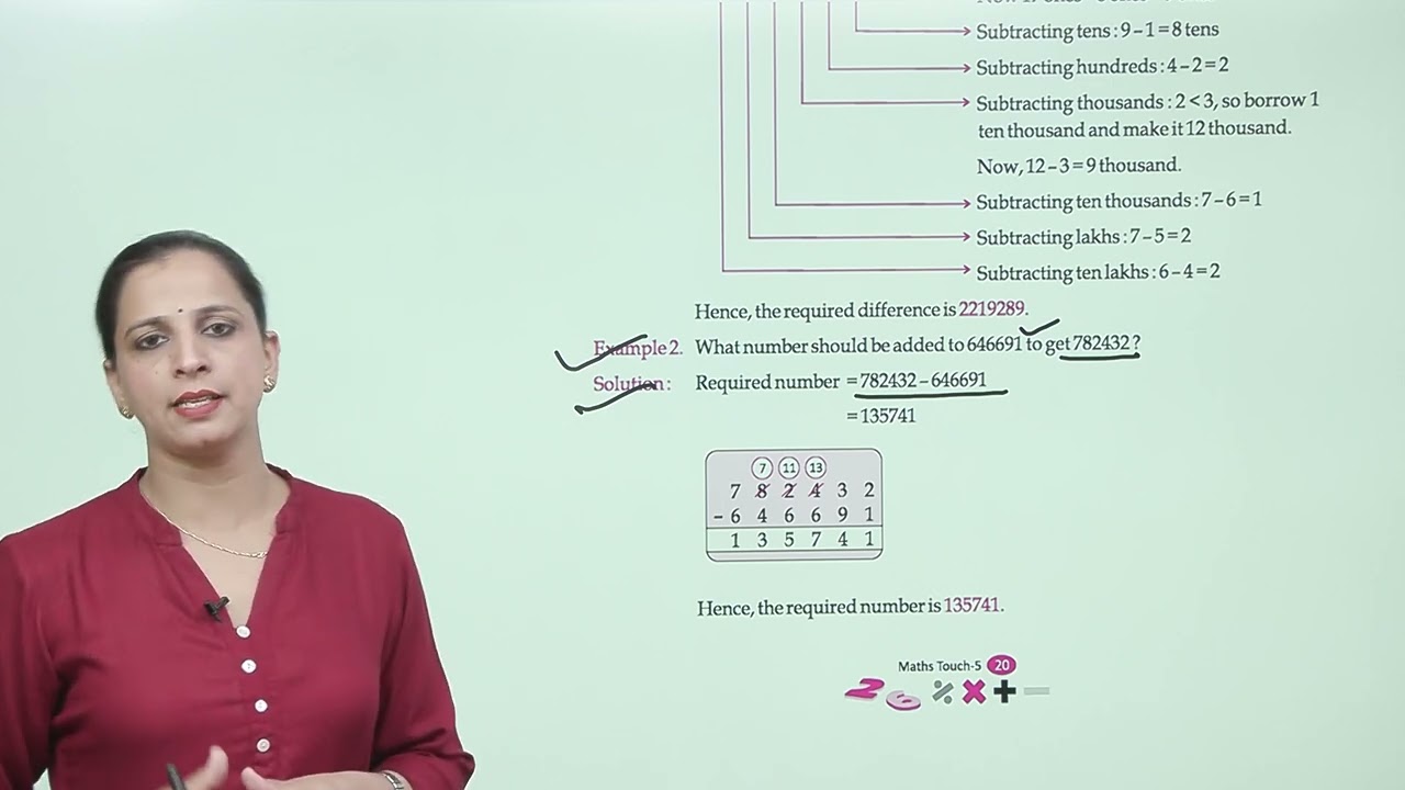 Ch 3 | Lavendar Books | Math | Class 05 | Addition and Subtraction | For children