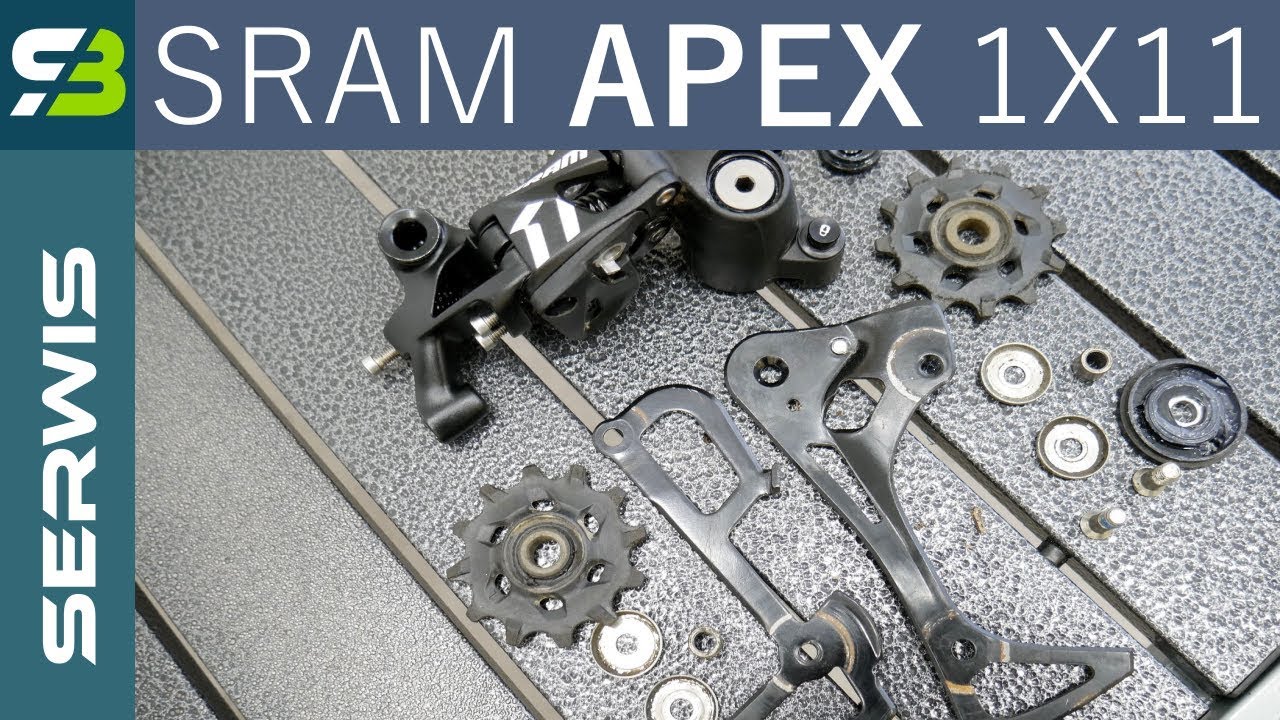 Przerzutka tylna Sram Apex 1x11 wymaga regularnego serwisowania.
