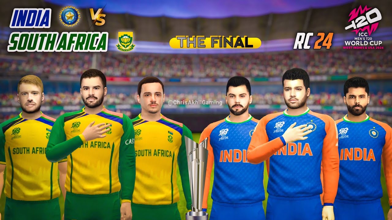 India vs South Africa || The Final || T20 World Cup 2024 🏆 || Real Cricket 24