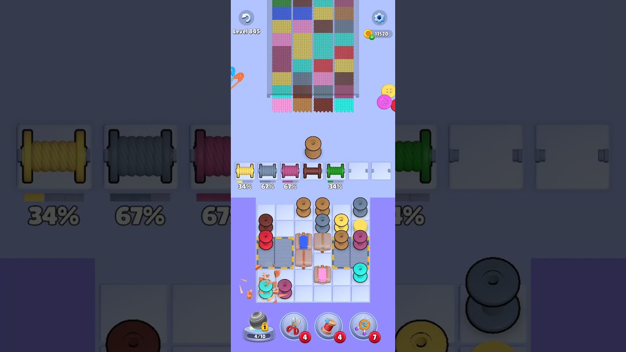Knit Out 845 level solution