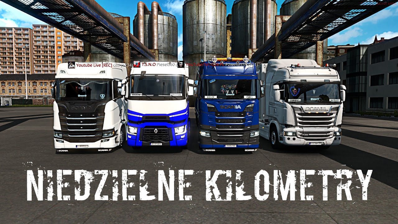 ⛽=[ETS2-PROMODS-MP-PL]=.🗺️ - KILOMETRY DO ROSOŁU #ets2 #nażywo