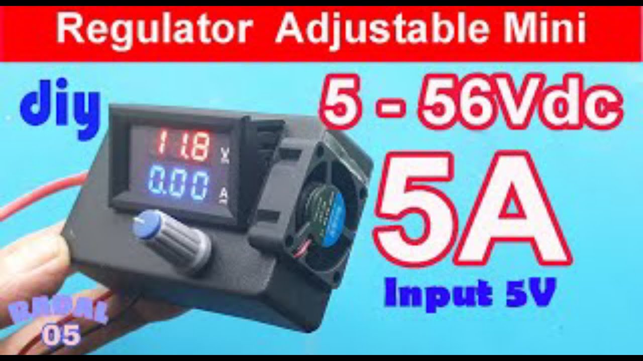 Регулируемый регулятор 5 - 56Vdc 5A Voltage Booster Creative Ideas DIY Step UP Module XL6009