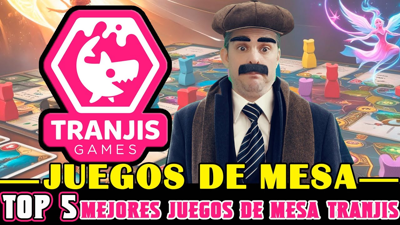 🎲🏆Mi TOP 5 de mejores JUEGOS DE MESA de TRANJIS GAMES para este 2025🏆​🎲