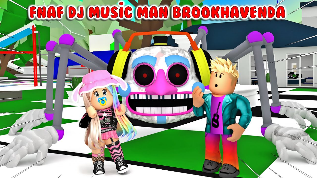 👧🏼 FNAF DJ MUSİC MAN BROOKHAVENA GELDİ VE DOĞUM GÜNÜMÜ MAHFETTİ ! 😱👶| ROBLOX BROOKHAVEN HİKAYE !🏡