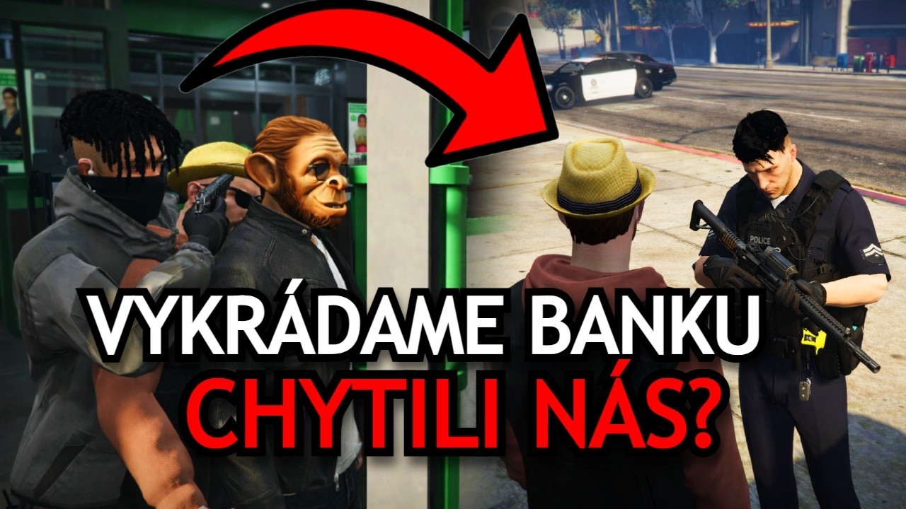 RP Bank Heist sa ZVRTOL! 😬 Polícia bola 1 krok od nás… w/@VarmiLP