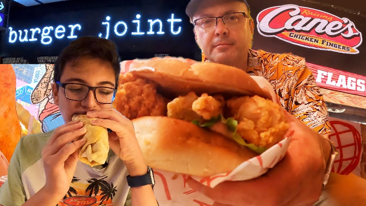 British People Try NYC’s Raising Cane’s Chicken Fingers and Breakfast Burritos! - USA Ep.3