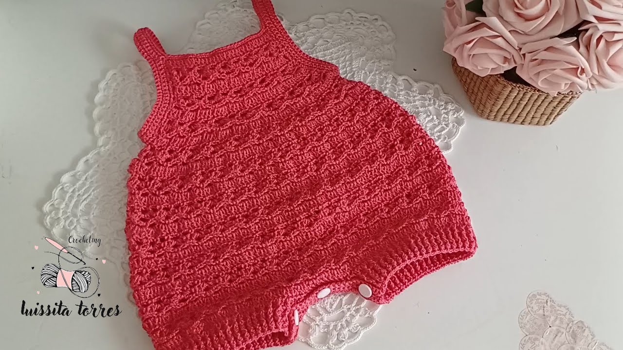 NUEVO CROCHET! Hermoso Patrón de Ganchillo paso a paso Fácil y Rápido de tejer Jumper para bebé