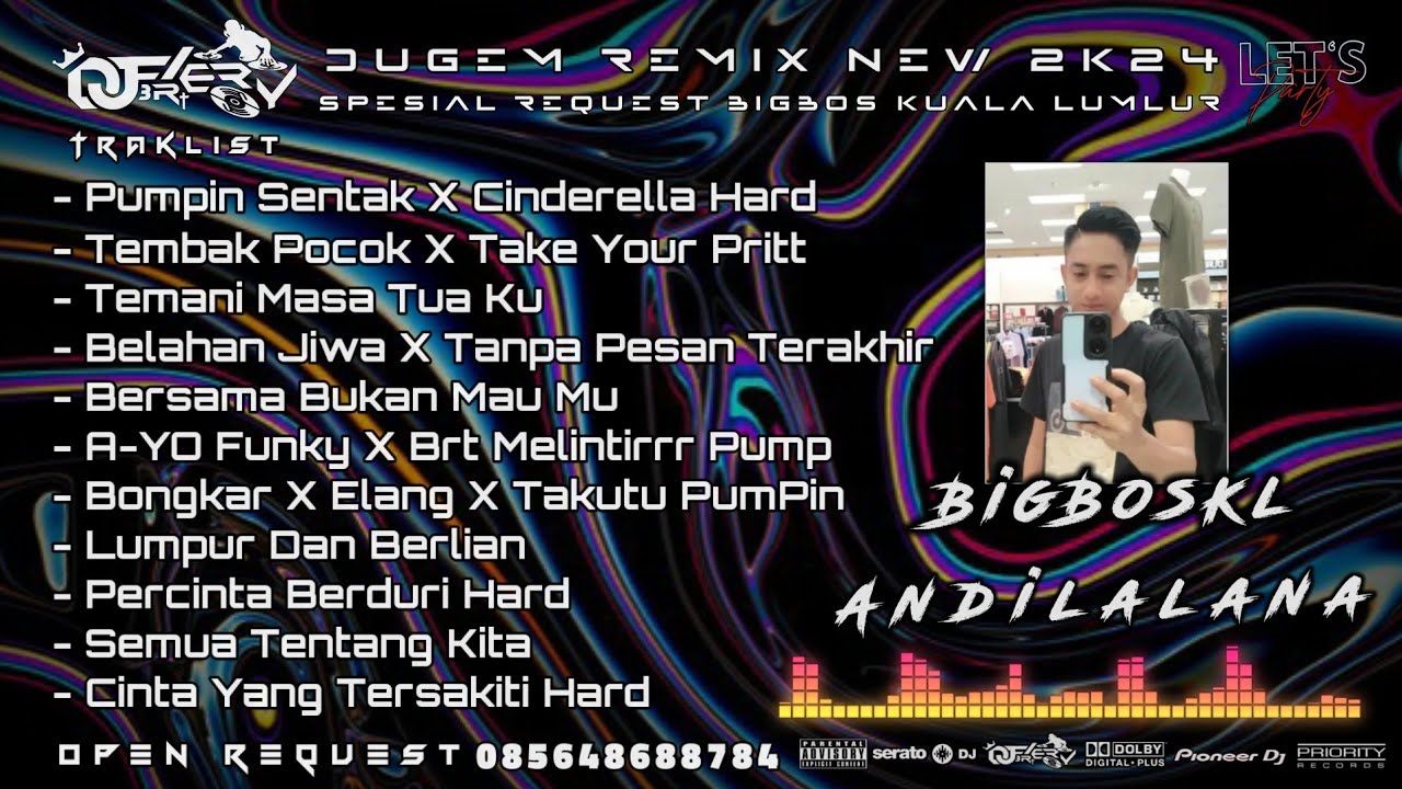 DJ FERY BRT 🎼 DUGEM CINDERELLA HARD SPECIAL REQUEST BIGBOS KUALA LUMPUR - MALAYSIA  ANDILALANA 2K24