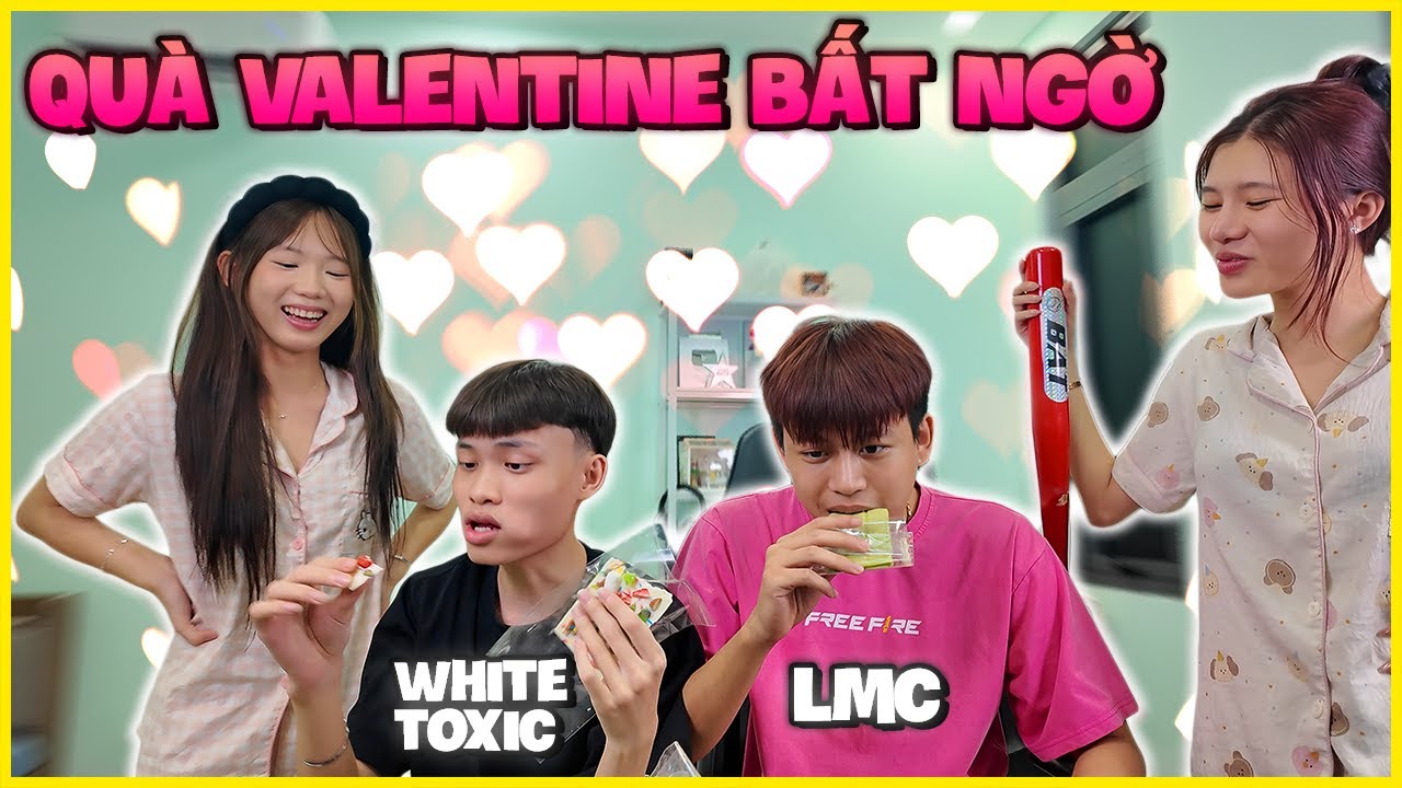 Trà My Và MinBoo Bất Ngờ Tặng Quà Valentine Cho White Toxic Và LMC Gamer !!!