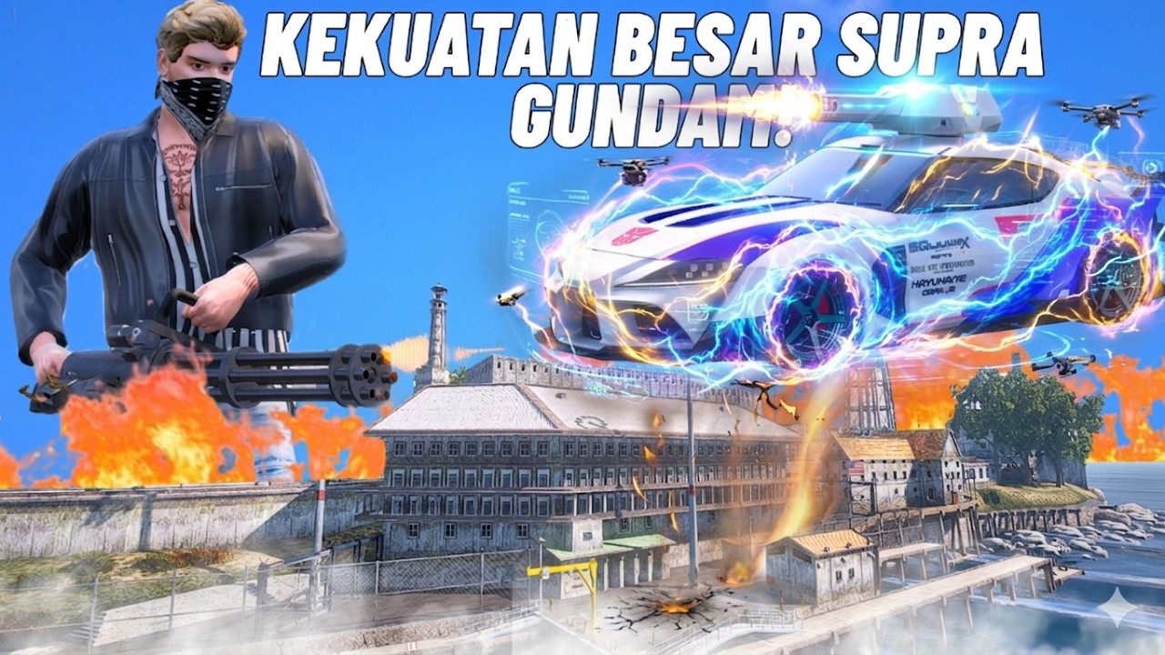 SUPRA GUNDAM BERKORBAN UNTUK SELAMTKAN KELUARGA