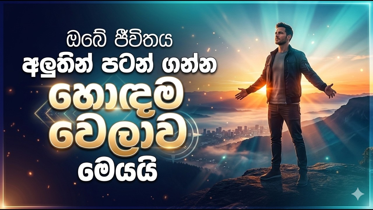 ඔබේ ජීවිතය අලුතින් පටන් ගන්න හොඳම වෙලාව මෙයයි | Best Time to Start Your Life