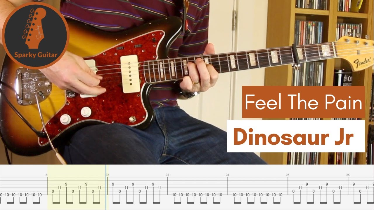 Feel The Pain - Dinosaur Jr. (Guitar Cover #31 with Tabs)