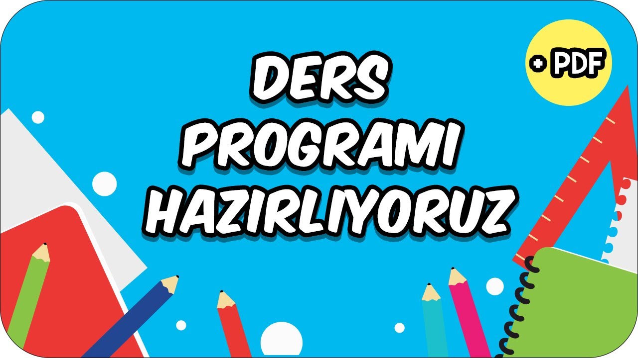 Haftalık Çalışma Programı Nasıl Hazırlanır? 📝