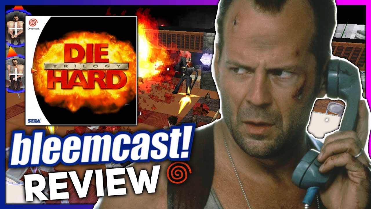 DIE HARD TRILOGY DREAMCAST BLEEM | SEGA DREAMCAST BLEEM REVIEW