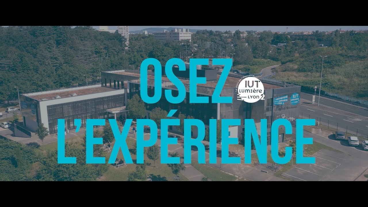 Vidéo de présentation de l'IUT Lumière Lyon 2