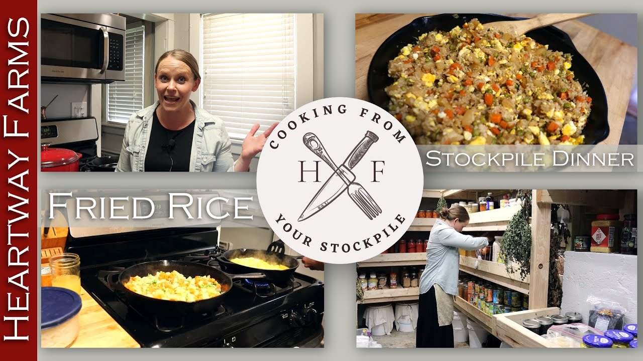 Pineapple Fried Rice | Cooking from Your Stockpile | Easy Meals | Prepping | Chinese Asian Food