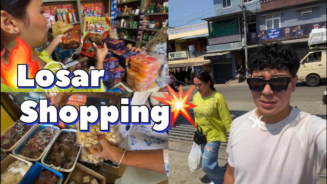 LOSAR SHOPPING TO BYLAKUPPE 2025//#losar #losarfestival #youtuber #tibetanvlogger #tibmhelha