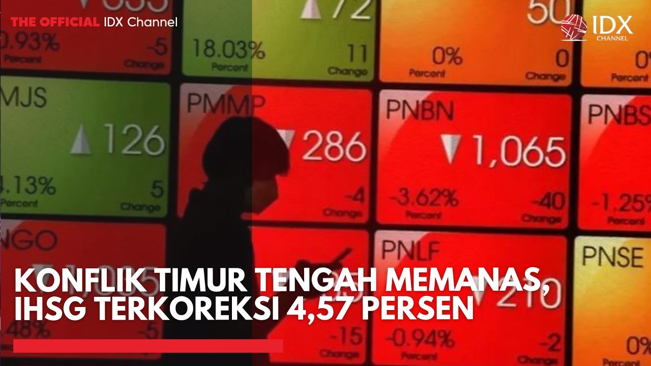 Konflik Timur Tengah Memanas, IHSG Terkoreksi 4,57 Persen | MARKET BUZZ