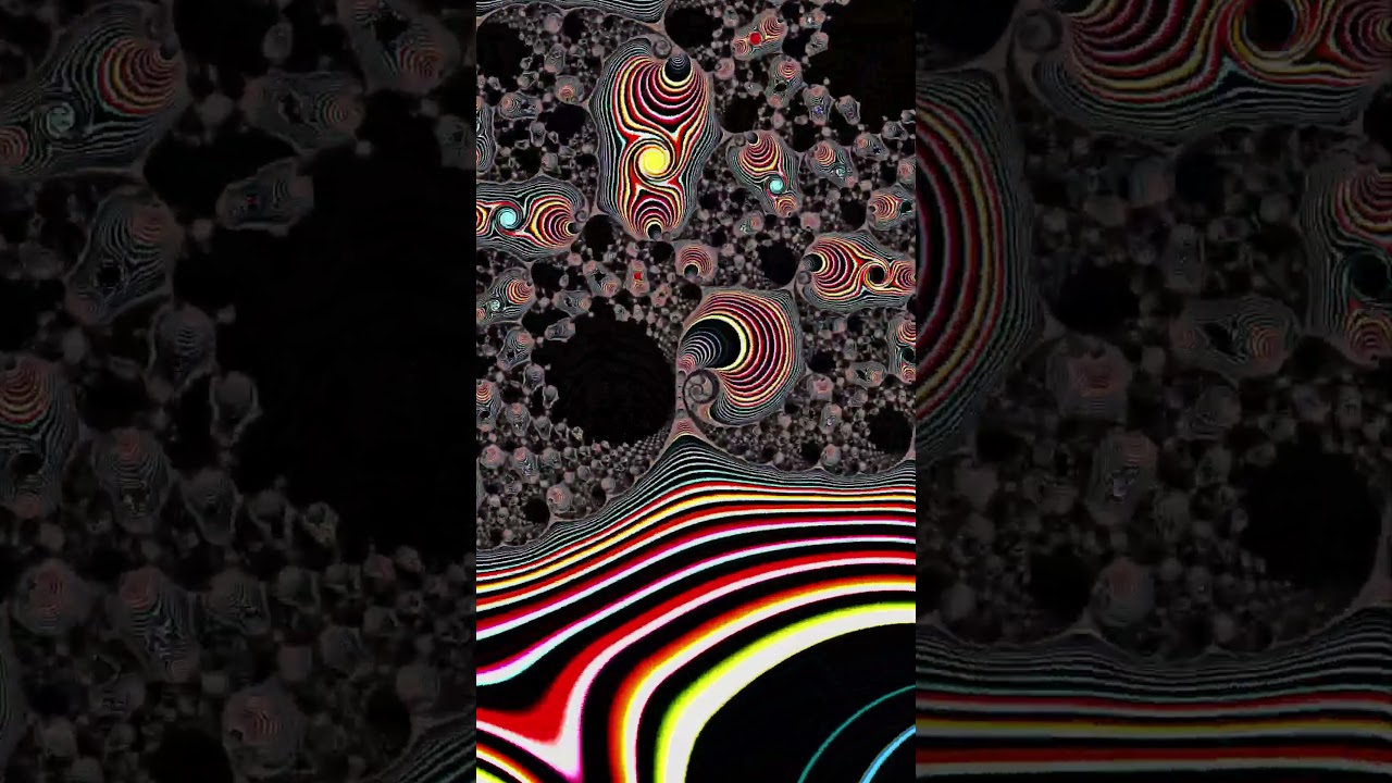 #mathart #fractalart #animationart Hallucination Helix: Where Geometry Raves