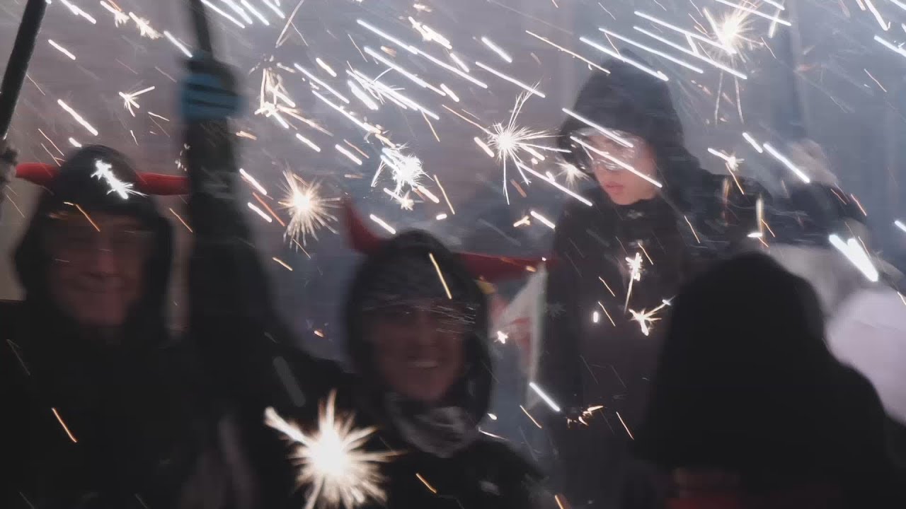 40 anys dels Diables del Clot amb les colles històriques.