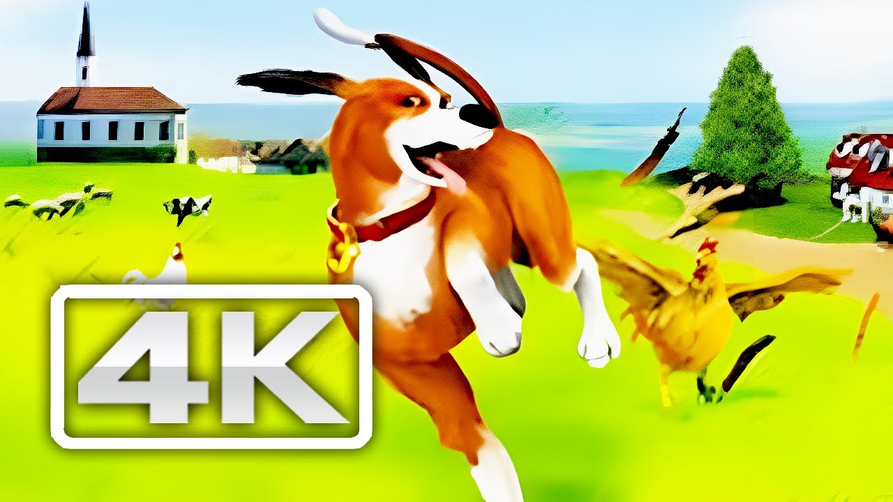 DOG'S LIFE PS2 Все заставки (игровой фильм) 4K Ultra HD