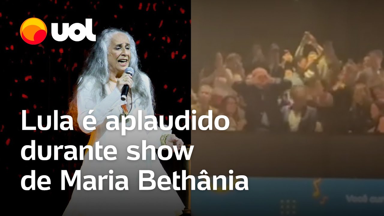 Lula &eacute; aplaudido durante show de Maria Beth&acirc;nia em S&atilde;o Paulo; veja v&iacute;deo