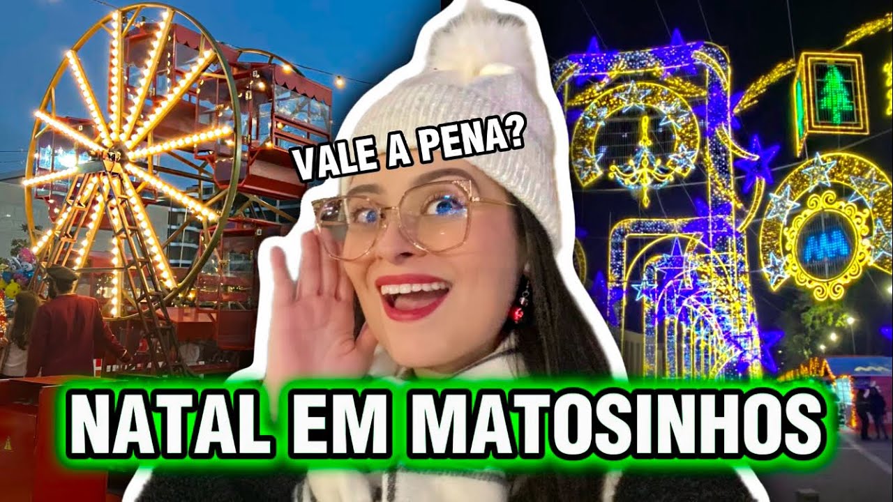 COMO É O NATAL EM PORTUGAL? Mercado de Natal em Matosinhos Vale a Pena?