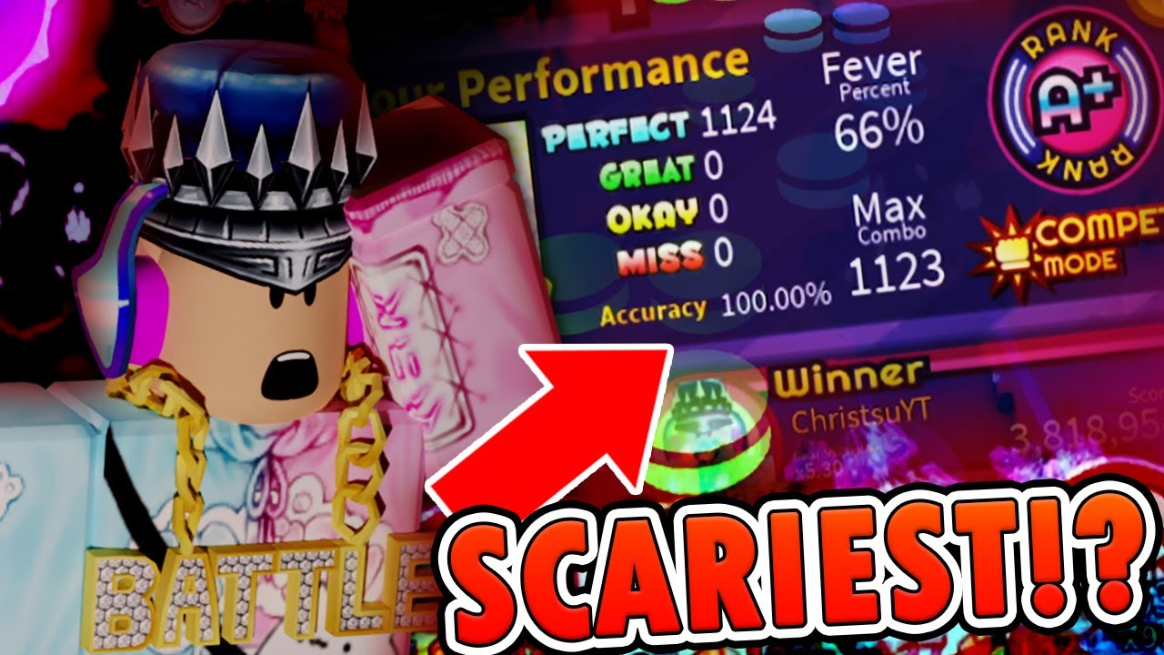 I GOT ALL PERFECT ON THE SCARIEST MAP | Mopemope (Hard) | Roblox RoBeats